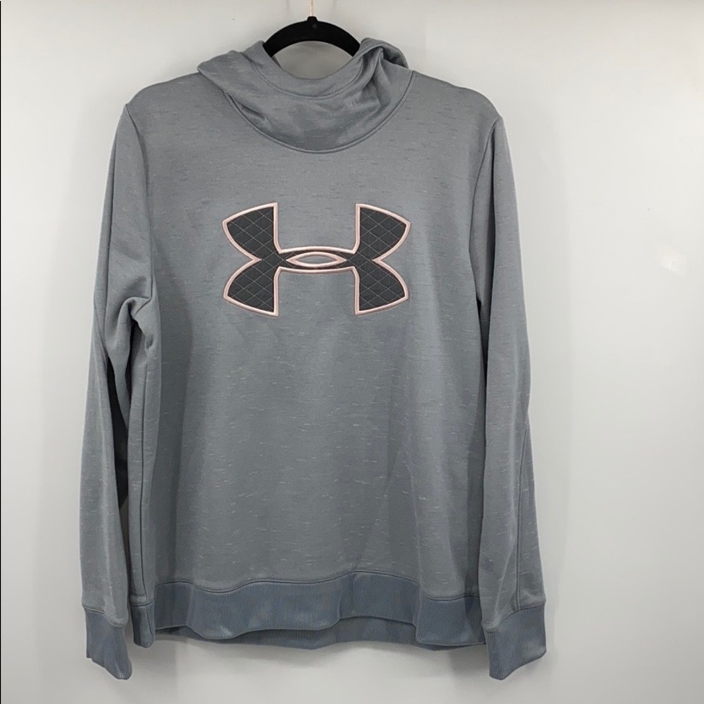 Under Armour Cold Gear Hoodie Gray Large